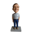 Stock Body Casual Executive Trying To Be Cool Male Bobblehead